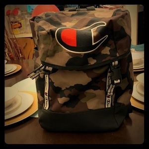 Camouflage champion sports bag